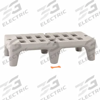 METRO Dunnage Rack: Assembled, 12 in x 22 in x 48 in, Polymer, 1,500 lb Load Capacity - Plastic Dunnage Racks