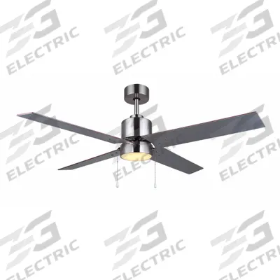 CANARM Ceiling Fan: 52 in Blade Dia, Walnut/Gray, 3 Speeds - Decorative Office Ceiling Fans