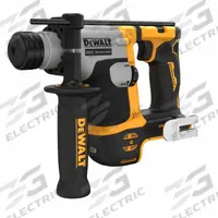 DEWALT Cordless Rotary Hammer: L-Shape, 20V DC, SDS-Plus, 3/8 in max, (1) Bare Tool, 1.03 ft-lb (MPN DCH172B). Key specifications — attr113858: 20V DC; attr113796: DEWALT; attr113808: 0 bpm to 1,100 bpm; attr113803: Yes; attr113838: Hammer and Rotate; attr113809: Yes; attr113815: (1) Bare Tool.