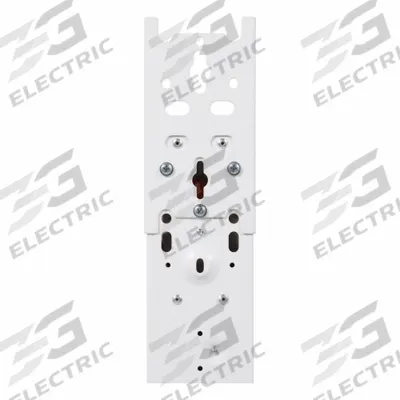 SYLVANIA End-to-End Joiner Bracket: 3 1/2 in Lg, 2 in Wd, White - Clips, Chains & Hangers