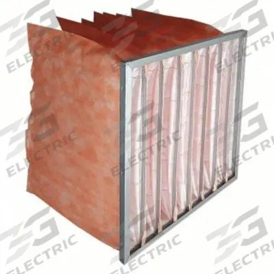 GRAINGER Pocket Air Filter: 20 in x 20 in x 36 in, MERV 14, Orange, Fiberglass - MERV 14 Pocket Air Filters