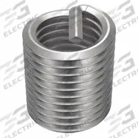 APPROVED VENDOR Helical Insert: Tanged Tang Style, Free-Running, M20-2.50 Thread Size, Plain, Plain (MPN 3520-20.00X1.5D). Key specifications — attr798694: 18-8; attr798710: Right Hand; attr798707: M20-2.50; attr798676: Metal; attr798705: Metric; attr798675: APPROVED VENDOR; attr798681: 0.819 in; attr798708: 200,000 psi.