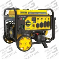 CHAMPION POWER EQUIPMENT Portable Generator: Conventional, Gasoline/Propane, 9,500 W Running (MPN 201508). Key specifications — CARB Compliant: No; Includes GFCI Outlets: Yes; Parallel Configuration Capable: No; Rated Voltage: 120/240V AC; Carbon Monoxide (CO) Shutdown: Yes; Generator Brand: Champion.