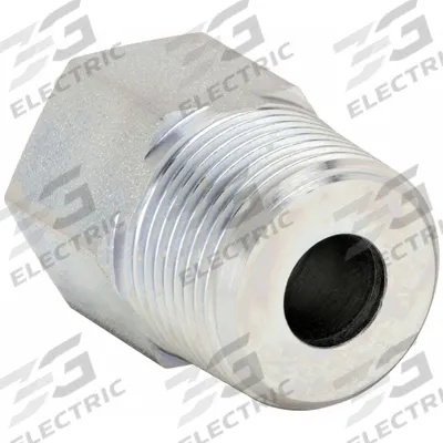 PARKER Metal Pipe Straight: Straight, Steel, 3/4 in x 1/4 in - Hydraulic Threaded Extreme-Pressure Pipe Fittings