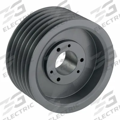 APPROVED VENDOR V-Belt Pulley: 8V1400, 6 Groove, 14 in OD, Bushed Bore - Bushed-Bore Cast-Iron Wedge V-Belt Pulleys