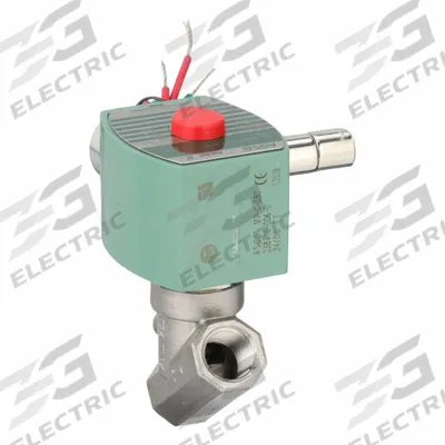 REDHAT Solenoid Valve: 2-Way, Normally Closed, 3/8 in Pipe Size, 24V DC, Watertight - 2-Way/2-Position, Normally Closed Solenoid Valves