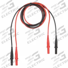 POMONA Test Leads: CAT III 1000V, Straight Shrouded Plug, 4 ft Lg, 18 AWG Wire Size (MPN 5908A). Key specifications — Brand: POMONA.