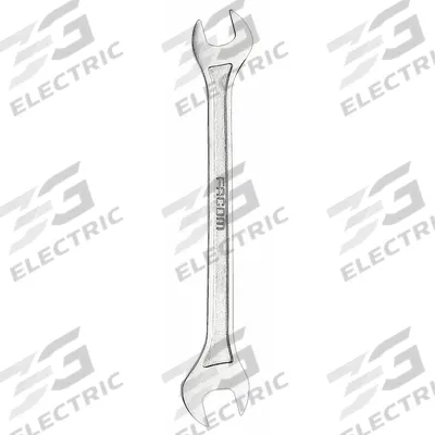FACOM Open End Wrench: Alloy Steel, Satin, 14 mm_15 mm Head Size, 8 17/64 in Overall Lg - Metric, Double End, Open End Wrenches