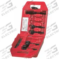 MILWAUKEE Contractor Self Feed Drill Bit Set: Hex, 6 5/8 in Overall Lg, Steel, 4 Drill Bits (MPN 49-22-0135). Key specifications — attr255730: (1) Carrying Case; attr325817: Contractor Self Feed Drill Bit Set; attr277224: MILWAUKEE.