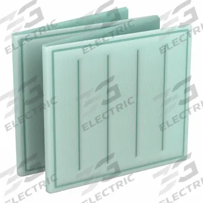 GRAINGER Link Air Filter: 25 in x 25 in x 1 in, 25 in Section Wd, 4 Sections, 2 Ply - MERV 8 Link Air Filters