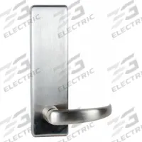 FALCON EXITS Mechanical Exit Device Trim: Stainless Steel (MPN 510L-DT-Q US32D). Key specifications — Color: Silver; Product Type: Mechanical Exit Device Trim; Brand: FALCON EXITS; Outside Trim Type: Lever; Exit Device Style: Quantum; ADA Compliant: Yes.