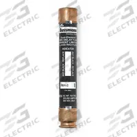 BUSSMANN Fuse: Class RK5, FRS-R-ID Series, Time-Delay, 50 A, 600 V AC, 250 V DC, Indicating (MPN FRS-R-50ID). Key specifications — Series: FRS-R-ID.