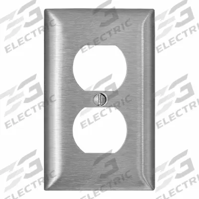 LEVITON Wall Plate: Duplex Outlet, 1 Gang - General Purpose Wall Plates