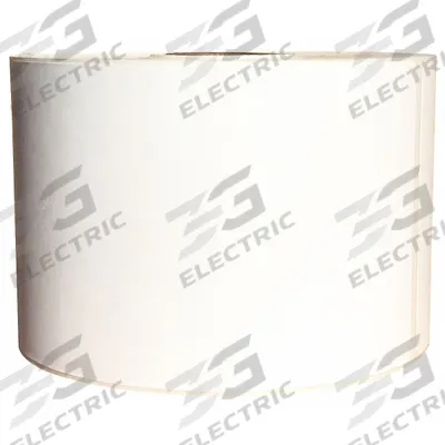 APPROVED VENDOR Barcode Printer Label: 5 in Label Wd, 8 in Label Ht, White, 3 in Core Dia. - Industrial Thermal Transfer Labels