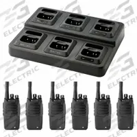 MIDLAND Handheld Two Way Radio: BizTalk BR Series, UHF, Analog, 2 W, 16 Channels, No Display, 21 hr (MPN BR200X6BGC). Key specifications — Color: Black; FCC License Required: Yes.