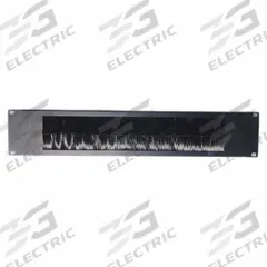 VIDEO MOUNT PRODUCTS Brush Plate Filler: 1 Rack Units, 19 in Overall Wd, 1 3/4 in Overall Ht, Black (MPN ER-BP2). Key specifications — Brand: VIDEO MOUNT PRODUCTS; Product Type: Brush Plate Filler; Color: Black; Material: Steel.