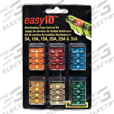 BUSSMANN Fuse Kit: Includes Series ATC-ID, Automotive Fuses - Automotive & Fleet Fuse Kits