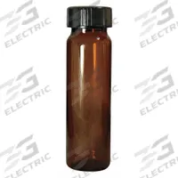 QORPAK Sample Vial: 40 mL, Includes Closure, Polypropylene, 27.5 mm Body Dia, Square, Amber, Sample (MPN GLC-05180). Key specifications — Body Color: Amber; Screw Closure Size: 24-400 mm; Brand: QORPAK; Bottom Shape: Square; Self-Standing: Self-Standing.