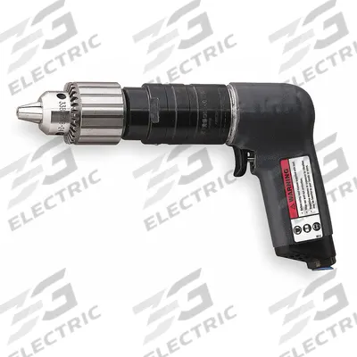 INGERSOLL RAND Air-Powered Drill: 1/2 in Chuck, Heavy Duty, 900 RPM, 0.75 hp - Pistol-Grip Air-Powered Drills