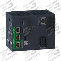 SCHNEIDER ELECTRIC Logic Controller: Transistor Out (MPN TM262L10MESE8T). Key specifications — Manufacturer Part Number: TM262L10MESE8T; Power Required: 24V DC; Product Type: Logic Controller; Series: Modicon M262; Number and Type of Outputs: Transistor; Mounting Style: Panel.