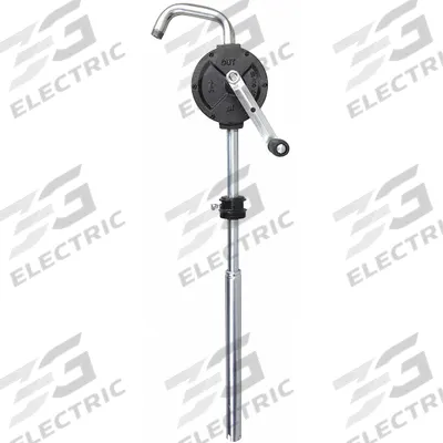 LINCOLN Hand Pump: Rotary Action, Pump with Spout, Cast Iron Housing, 10.67 oz per stroke - Rotary-Crank Drum Pumps