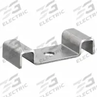 FIBERGRATE Fiberglass Grating Clip: 316 Stainless Steel, Fits 1 1/2 in Bearing Bar Spacing (MPN 734250/25)
