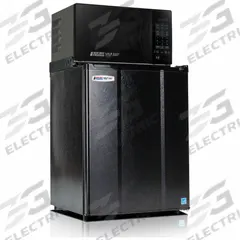 MICROFRIDGE Refrigerator and Microwave: 2.3 cu ft Total Capacity, Black, 700 W Microwave Watt (MPN 2.3MF4-7B1CB). Key specifications — Energy Star Certified: Yes; Defrost: Automatic; Brand: MICROFRIDGE.