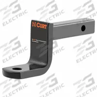 CURT Towing Ball Mount: II, 3/4 in Compatible Ball Shank Dia, Ball Mount Ball Mount, Carbon Steel (MPN 45521). Key specifications — Material: Carbon Steel; Ball Mount Style: Ball Mount; Vehicle Class: II; Brand: CURT; Features: Limited Lifetime Warranty (1 yr Finish, 1 yr Parts); Finish: Powder Coated; Mount w/ Hitch Ball Style: Non-Adjustable; Resistance Properties: Scratch-Resistant.