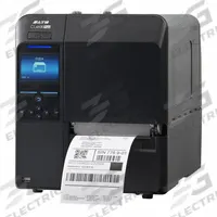 SATO Barcode Label Printer: Direct Thermal/Thermal Transfer, 4.09 in Max. Print Wd, Push Button (MPN WWCLP2201-NAR). Key specifications — Dispensing Style: Cutter; Print Speed: 14 in/sec; Screen Type: Push Button; Wire Communication: Wireless (wifi); Printer Series: CL4NX +; Brand: SATO; Printer Connectivity: USB.