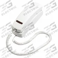 CETIS Trimline Phone: Hospitality Phones, Slim Room Phones, 205TMW (AS), Voicemail, Volume Control. Key specifications — Speakerphone: No; Voicemail: Yes; Volume Control: Yes; Manufacturer Part Number: 205TMW (AS); Call Waiting: No; Caller ID: No; Color: Beige; Facility Type: Healthcare.