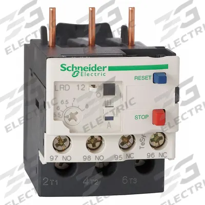 SCHNEIDER Overload Relay: Thermal Protection, 3 Poles, 1NO/1NC - IEC Thermal Overload Relays