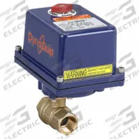 DYNAQUIP CONTROLS Electrically Actuated Two-Way Ball Valve: 3/4 in, Brass, 120V AC, FNPT x FNPT (MPN EHG24ATE20). Key specifications — Included Mounting: ISO 5211 Actuator Mounting Pad; Brand: DYNAQUIP CONTROLS; Stem Material: Nickel-Plated Brass; Actuator Features: Manual Override.