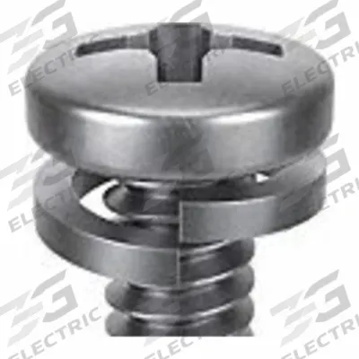 SEMS Screw: Split Lock, #10-32 Thread Size, 3/8 in Lg, Stainless Steel, Passivated - Machine Screws with Split Lock Washers