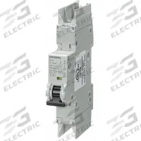 SIEMENS IEC Miniature Circuit Breaker: 0.5 A Amps, 60V DC, 10kA at 277V AC, Screw Clamp, 5SJ4, AC/DC (MPN 5SJ41057HG42). Key specifications — Brand: SIEMENS; DC Voltage Rating: 60V DC; Max. AIR Rating: 10kA at 277V AC; Terminal Connection: Screw Clamp; AC Voltage Rating: 277V AC.