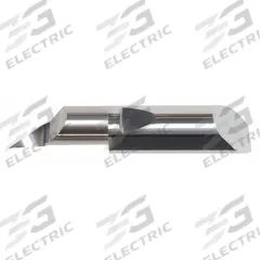 MICRO 100 Quick Change Profiling Tool: 1/4 in Shank Dia., Bright (Uncoated), Right Hand (MPN QPF-2001000)
