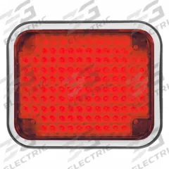 CODE 3 Perimeter Light: Emergency Vehicle Perimeter Light, Red, 9.6 W Watt, Red, SAE J595 Class 1 (MPN 85BZR). Key specifications — Brand: CODE 3; Lens Color: Red; Number of Flash Patterns: 20; Installation Type: Permanent; Operating Voltage: 12/24V DC.