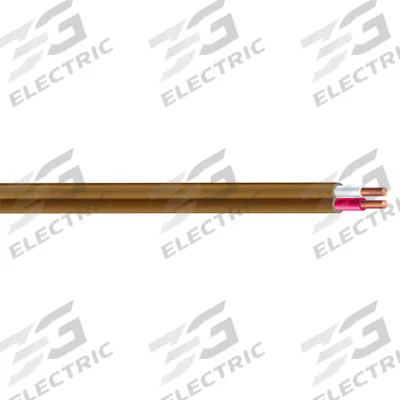 SOUTHWIRE Thermostat Wire: 20 AWG Conductor Size, 2 Conductors, 250 ft Overall Lg - Nonplenum-Rated Thermostat Wires