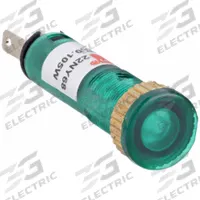 DAYTON Flush Panel Light: 5/16 in Panel Mounting Hole Dia, LED, Flush Head (MPN 22NY68). Key specifications — Brand: DAYTON; Electrical Connection: 0.11 Male Quick Disconnect.