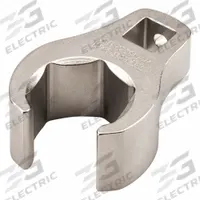 TEKTON Crowfoot Wrench: Steel, Satin Nickel, 3/8 in Drive Size, 22 mm Head Size, 6 Points (MPN WCF16222). Key specifications — attr309661: Steel; attr309662: Satin Nickel; attr324934: TEKTON.