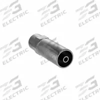 KURT Hydraulic Crimp Fitting: Carbon Steel, Straight, -4 For Hose Dash Size, Female x Male (MPN FP-04-04). Key specifications — Fitting Gender: Female x Male; Fitting Connection Type: NPT x Hose End; Thread Size: 1/4"-18; For Hose Dash Size: -4; Brand: KURT.