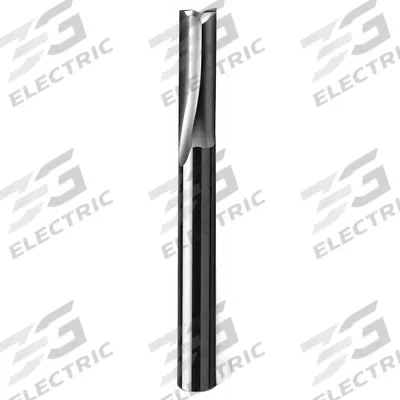 ONSRUD Solid Router Bit: Straight V-Flute, 2 Flute, 1/2" Cut Dia, 2-1/8" LOC (MPN 56-164) - Straight V-Flute Router Bits for Plastics