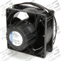 EBM-PAPST Axial Fan: 47.1 cfm Airflow @ 0.000 in SP, 3 5/8 in Ht, 1 1/2 in Dp, Lead Wires, IP65 (MPN AC3200JHU). Key specifications — Blade Material: Polyamide; Brand: EBM-PAPST.