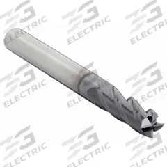 CLEVELAND Square End Mill: Carbide, TiAlN Coated, 4 Flute, 9/64" Mill Dia, 9/16" LOC, 2" OAL (MPN C81827)