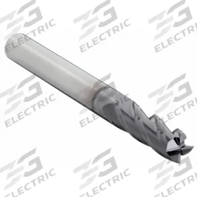 CLEVELAND Square End Mill: Carbide, TiAlN Coated, 4 Flute, 9/64" Mill Dia, 9/16" LOC - General Purpose Carbide Square End Mills