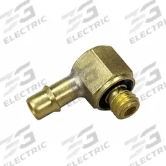 MEM-CO Barbed Fitting Elbow: 3/16 in Pipe x 5/32 in ID Size, MNPT x Barbed, Brass, Beaded Barb (MPN 10LB3-1/2). Key specifications — Brand: MEM-CO.