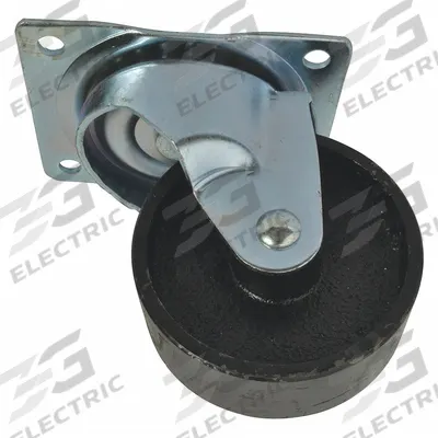 APPROVED VENDOR Caster: 5 in Overall Ht, 5 in H x 5 in W x 5 in D, Steel, 5 in Overall Wd - Replacement Casters for General Purpose Dollies