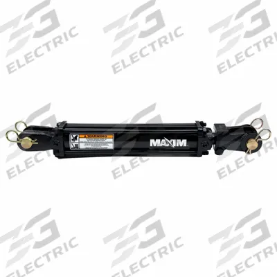 MAXIM Hydraulic Cylinder: 4 in Bore Dia., 24 in Stroke Lg, 1/2 in NPT Port Size - Standard-Duty Tie-Rod Cylinders