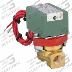 REDHAT Solenoid Valve: 2-Way, Normally Closed, 1/4 in Pipe Size, 110V AC/120V AC, Watertight (MPN 8210B020). Key specifications — Pipe Size: 1/4 in; Voltage: 110V AC; Brand: REDHAT; Coil Enclosure: Watertight.