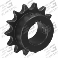TSUBAKI Single Strand Sprocket: 40, For 1/2 in Chain Pitch, 1 in Bore Dia, 14 Teeth, Steel (MPN 40B14F-1). Key specifications — Brand: TSUBAKI.