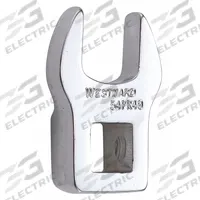 WESTWARD Crowfoot Socket Wrench: Alloy Steel, Chrome, 3/8 in Drive Size, 13 mm Head Size, Rounded (MPN 54PR49). Key specifications — attr309661: Alloy Steel; attr309662: Chrome; attr324934: WESTWARD.